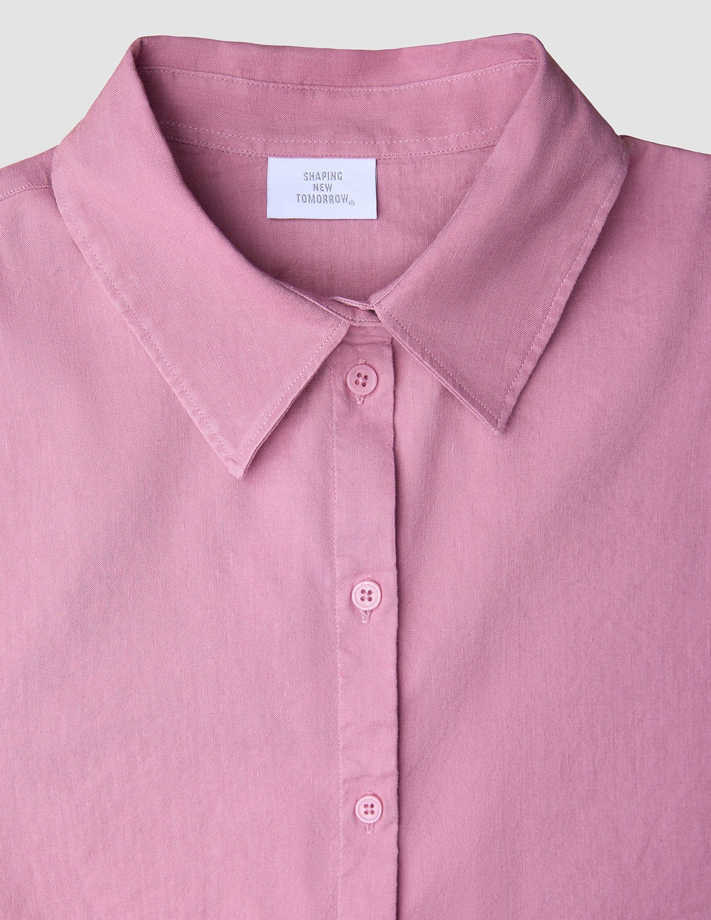 Women's Linen Shirt Dusty Cerise